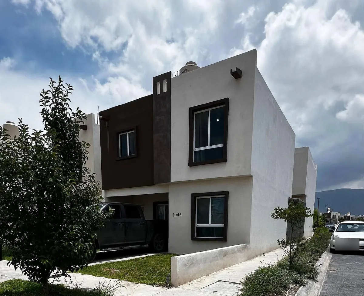 Fachada de la casa